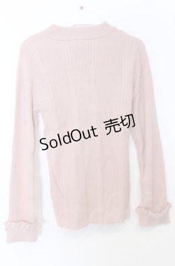 画像4: axes femme / バラボトルネックニット F ピンク O-25-10-24-015-AX-TO-YM-OS