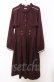 画像1: axes femme / ハイウエストフラシワンピース F パープル O-25-10-24-016-AX-OP-YM-OS (1)