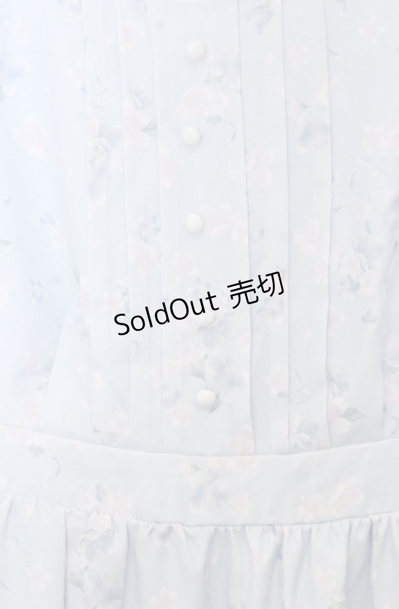 画像2: 【SALE】axes femme / SAKURAティアードワンピース F サックス O-25-10-24-09-AX-OP-YM-ZT137 (2)