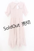 【SALE】m petit by misako / ギンガムチェックワンピース S ピンク O-25-10-24-024-LO-OP-YM-ZT9