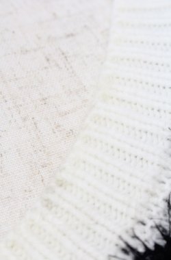 画像3: BACKSTAGE PASS / X-ray-KNIT(Xレイニット)フェザーモールニットソー F ブラックxホワイト O-25-10-24-026-PU-TO-YM-OS