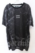 BACKSTAGE PASS / X-RAY(X-レイ) ラインストーンビッグシルエットシャツ F ブラック O-25-10-24-030-PU-TS-YM-OS