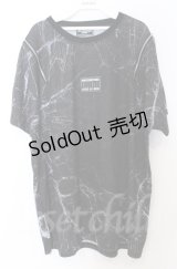 BACKSTAGE PASS / X-RAY(X-レイ) ラインストーンビッグシルエットシャツ F ブラック O-25-10-24-030-PU-TS-YM-ZS