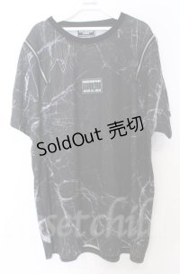 BACKSTAGE PASS / X-RAY(X-レイ) ラインストーンビッグシルエットシャツ F ブラック O-25-10-24-030-PU-TS-YM-ZS