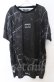 画像1: BACKSTAGE PASS / X-RAY(X-レイ) ラインストーンビッグシルエットシャツ F ブラック O-25-10-24-030-PU-TS-YM-ZS (1)