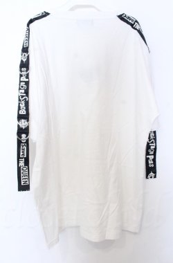 画像3: Amilige / バイカラーCATプリントシャツ  ホワイトｘブラック O-25-10-24-061-PU-BL-YM-OS