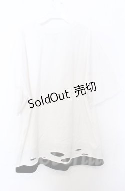 画像3: Amilige / fallen angel肩ZIPロンT  ブラックｘパープル O-25-10-24-062-PU-TO-YM-ZS