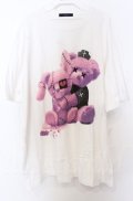 Amilige / DARK BEARロングカットソー  ブラック O-25-10-24-063-PU-TO-YM-OS