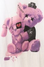 画像2: Amilige / DARK BEARロングカットソー  ブラック O-25-10-24-063-PU-TO-YM-OS (2)