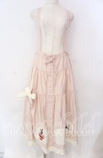 画像1: PINK HOUSE / ハロウィーンワンダーランドワッペン使いスカート  ピンク O-25-10-25-001-LO-OP-IG-OS (1)