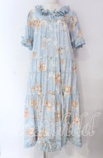 画像1: PINK HOUSE / 桜Teddyプリントワンピース  ソライロ O-25-10-25-003-LO-OP-IG-OS (1)