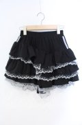 Candy Stripper / JERSEY FRILL SHORTS ショートパンツ  ブラック O-25-10-25-032-PU-PA-IG-OS