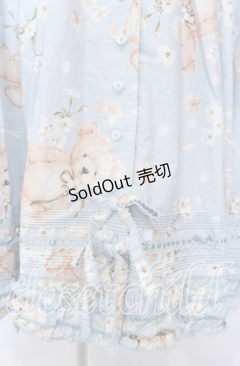 画像3: PINK HOUSE / 桜Teddyプリントワンピース  ソライロ O-25-10-25-003-LO-OP-IG-OS (3)