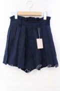 Fi.n.t / プリーツキュロット  ネイビー O-25-10-25-034-CA-PA-IG-OS