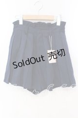 Fi.n.t / プリーツキュロット  ネイビー O-25-10-25-034-CA-PA-IG-OS