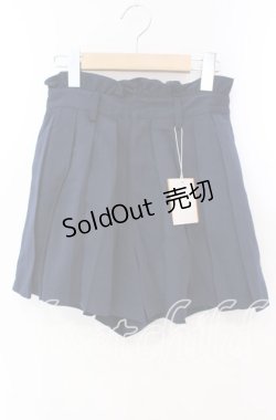 画像1: Fi.n.t / プリーツキュロット  ネイビー O-25-10-25-034-CA-PA-IG-OS