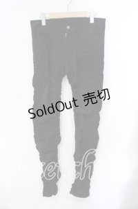 GADGET GROW / シャーリングパンツ M ブラック O-25-10-25-035-GO-PA-YM-OS