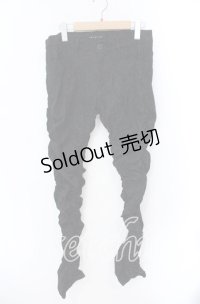 MiDiom / シャーリングパンツ M ブラック O-25-10-25-036-PU-PA-YM-OS