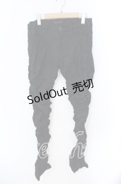 画像1: MiDiom / シャーリングパンツ M ブラック O-25-10-25-036-PU-PA-YM-OS