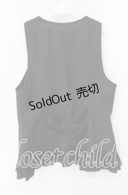 画像3: axes femme / チェーン使いクラシカルベスト  クロ O-25-10-25-039-AX-TO-IG-OS