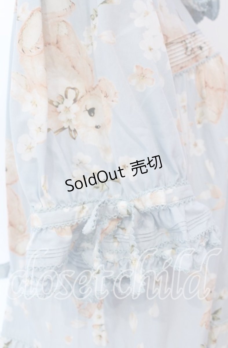 画像5: PINK HOUSE / 桜Teddyプリントワンピース  ソライロ O-25-10-25-003-LO-OP-IG-OS (5)