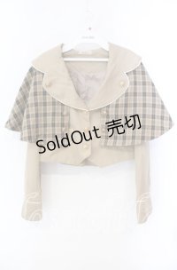Amavel / くまの探偵さん ケープセットジャケット F ベージュ O-25-10-25-043-CA-JA-OW-OS