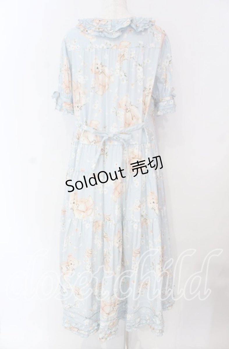 画像6: PINK HOUSE / 桜Teddyプリントワンピース  ソライロ O-25-10-25-003-LO-OP-IG-OS (6)