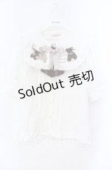 Amavel / Correction Bearブラウス F シロ O-25-10-25-045-CA-BL-OW-OS