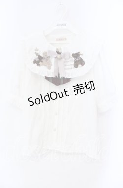 画像1: Amavel / Correction Bearブラウス F シロ O-25-10-25-045-CA-BL-OW-OS