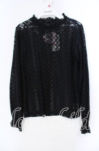 m petit by misako / レースインナートップス M クロ O-25-10-25-052-LO-TO-IG-ZT512