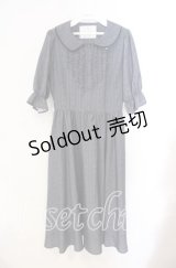 m petit by misako / NINA'sコラボワンピース M グレー O-25-10-25-053-LO-OP-IG-OS