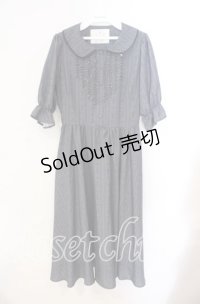 m petit by misako / NINA'sコラボワンピース M グレー O-25-10-25-053-LO-OP-IG-OS