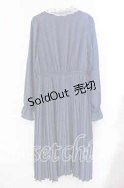 画像3: m petit by misako / AM*レースエリプリーツワンピース L ブルー O-25-10-25-054-LO-OP-IG-OS