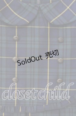 画像2: FLC / MINA*タータンチェックワンピース M グリーン O-25-10-25-055-LO-OP-IG-OS