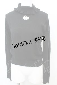 SWIMMER / うさぎニット  クロ O-25-10-25-1005-EL-TO-IG-OS