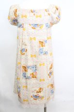 画像3: 【SALE】Emily Temple cute / ウサギハンカチワンピース  アイボリー×ピンク O-25-10-25-1040-ET-OP-IG-ZT259 (3)