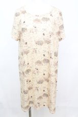 画像1: 【SALE】frache lippee / インディアンプリントのゆったりワンピース 【franche lippee 2011 Autumn/Winter Collection Book 電撃ムックシリーズ】  クリーム O-25-10-25-1042-LO-OP-IG-ZT128 (1)
