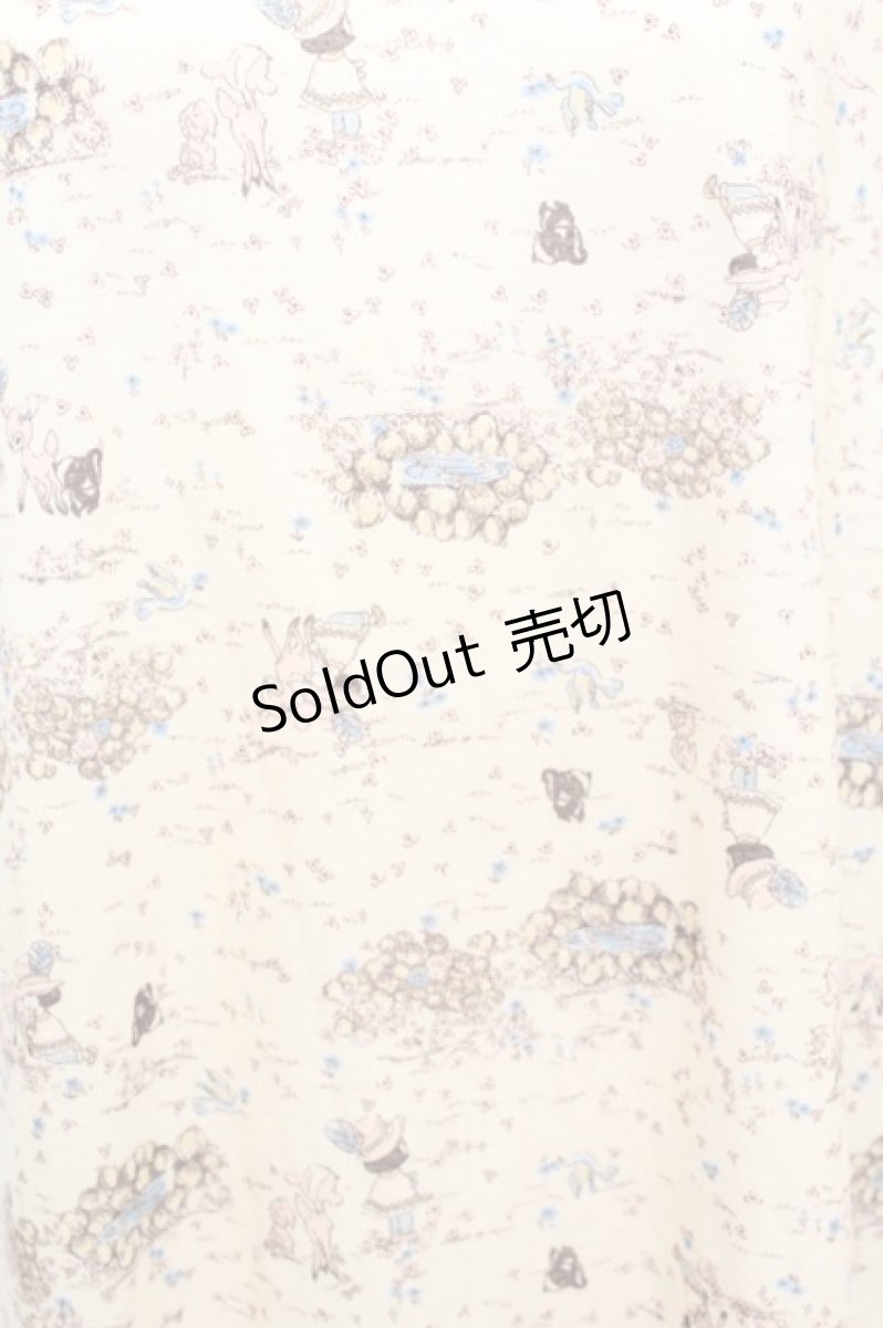 画像2: 【SALE】frache lippee / インディアンプリントのゆったりワンピース 【franche lippee 2011 Autumn/Winter Collection Book 電撃ムックシリーズ】  クリーム O-25-10-25-1042-LO-OP-IG-ZT128 (2)