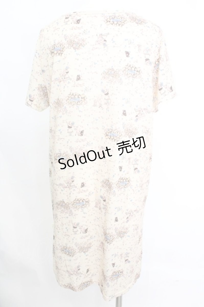 画像3: 【SALE】frache lippee / インディアンプリントのゆったりワンピース 【franche lippee 2011 Autumn/Winter Collection Book 電撃ムックシリーズ】  クリーム O-25-10-25-1042-LO-OP-IG-ZT128 (3)