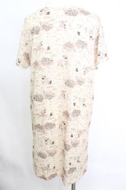 画像3: frache lippee / インディアンプリントのゆったりワンピース 【franche lippee 2011 Autumn/Winter Collection Book 電撃ムックシリーズ】  クリーム O-25-10-25-1042-LO-OP-IG-OS