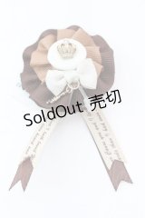 axes femme / メッセージリボンヘアクリップ  ブラウン O-25-10-25-1046-AX-AC-IG-OS