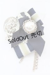 axes femme / クラシックマリンブローチ  ネイビー O-25-10-25-1049-AX-AC-IG-ZT488-F005