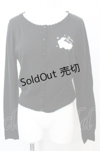 SWIMMER / うさぎカーディガン  クロ O-25-10-25-1006-EL-TO-IG-OS