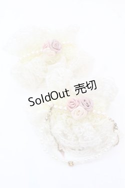 画像1: axes femme / 巻きバラカフス  アイボリー パール O-25-10-25-1058-AX-ZA-IG-OS