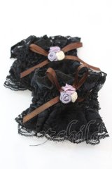 axes femme / 巻きバラカフス  クロ O-25-10-25-1059-AX-ZA-IG-ZT394-F006