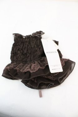 画像2: axes femme / レースアップカフス  ブラウン O-25-10-25-1061-AX-ZA-IG-OS