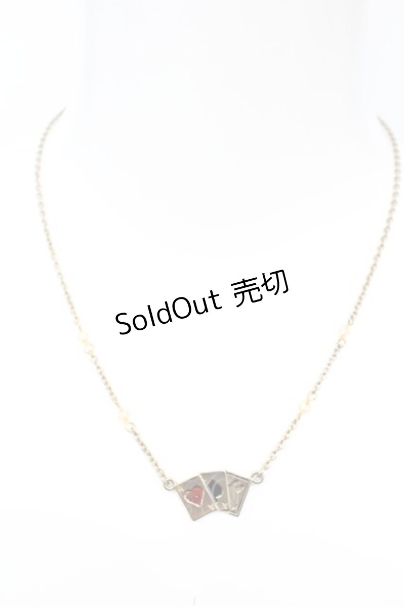 画像2: 【SALE】axes femme / トランプネックレス  ゴールド O-25-10-25-1066-AX-AC-IG-ZT488-F001 (2)