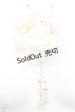 画像1: axes femme / コサージュ付き2連ネックレス  ゴールド O-25-10-25-1068-AX-AC-IG-OS