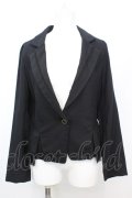 axes femme / バックリボンジャケット  クロ O-25-10-25-1011-AX-JA-IG-OS