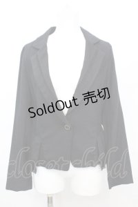 axes femme / バックリボンジャケット  クロ O-25-10-25-1011-AX-JA-IG-OS